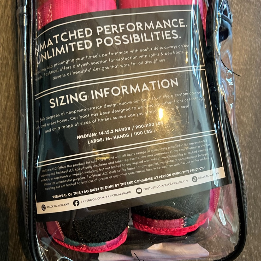 Tactical Equine Diego Splint Boots - Picture 2 of 2